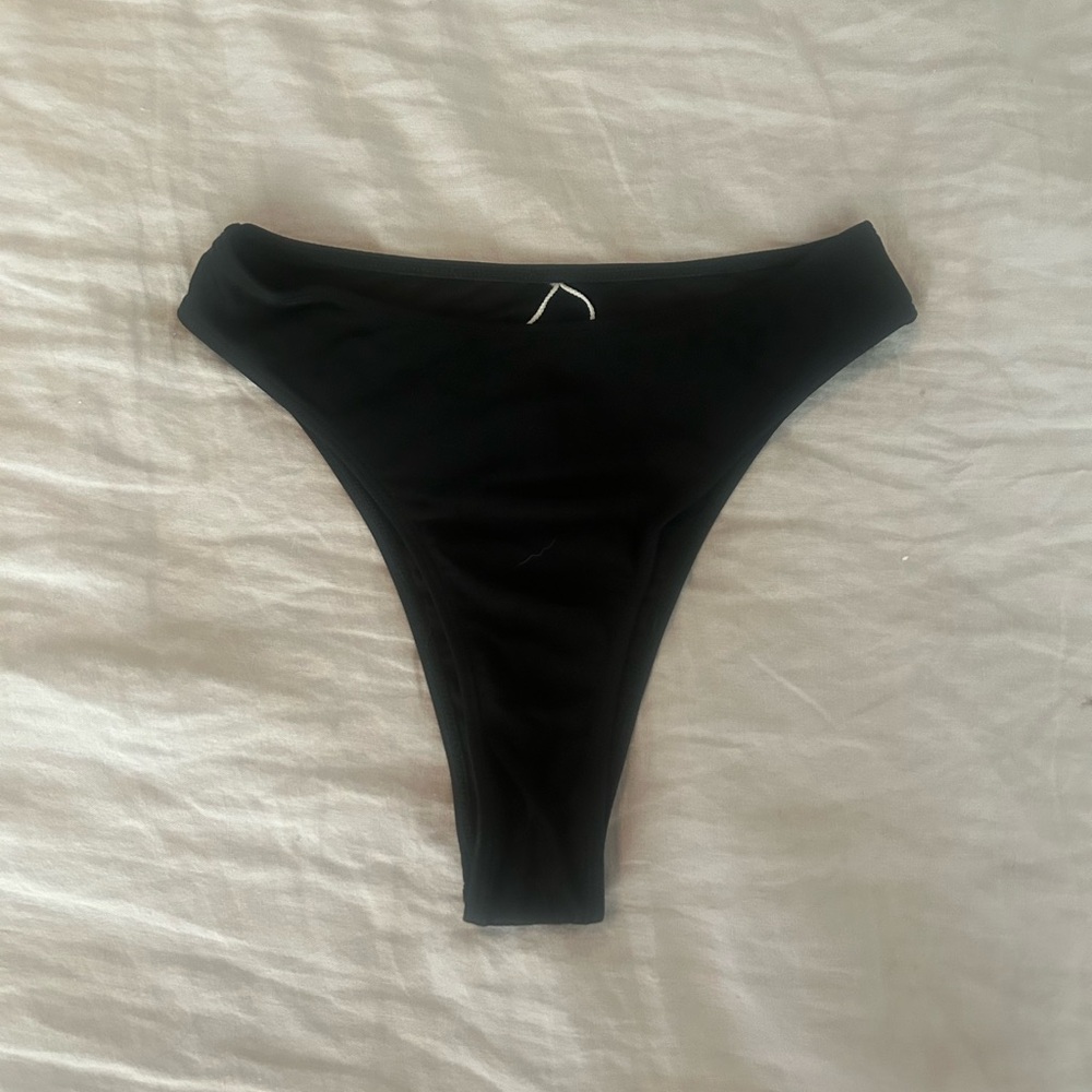 Highcut black swim bottoms